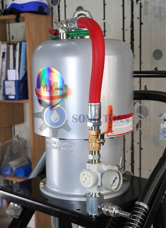 Máy phun sơn dầu, epoxy tỉ số nén